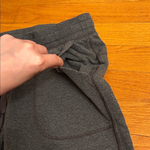 Amazon Essentials Charcoal Dark Gray Heathered Pull-On Jogger Sweatpants Small - Picture 4 of 14
